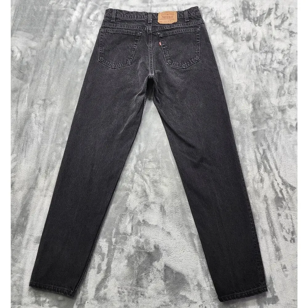 Vintage Levi's Jeans Mens W32* L34‎ Black 550 Relaxed Fit Tapered Leg Casual
